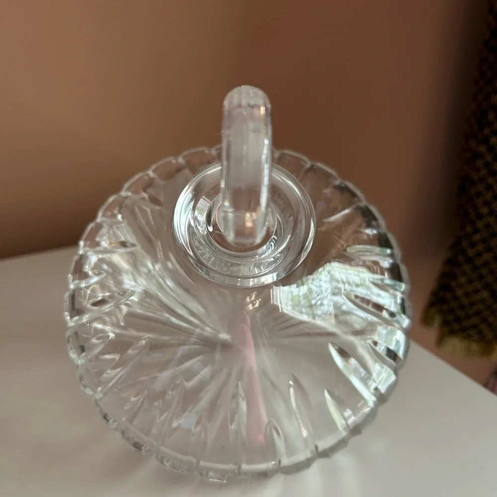 Beautiful Astral Crystal Spin Top Side Tilt Design Wine Decanter